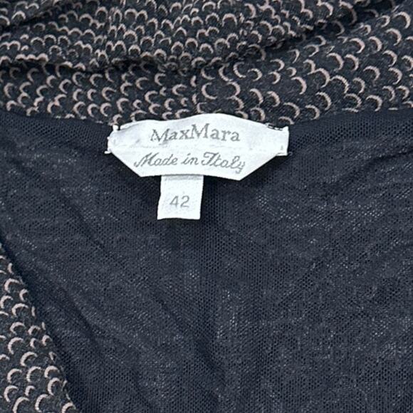 MAXMARA Wool Blend Cowl Midi Dress - Picture 3 of 11